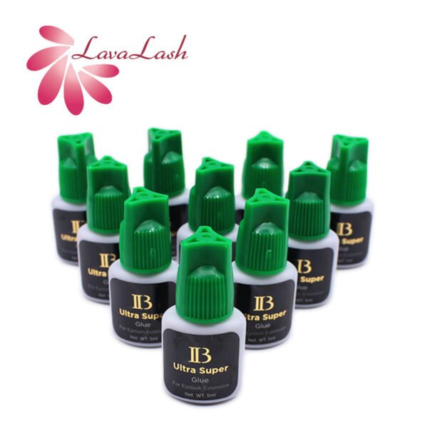 10 Bottles I-Beauty IB Ultra Super Glue 5ml Original Korean Individual Fast Drying Eyelash Extensions Strong Glue Wholesale