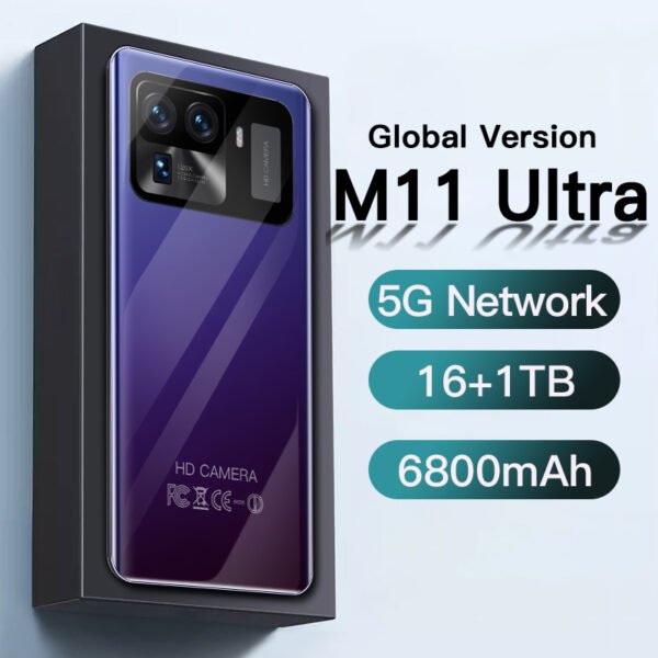 2023 M11 Ultra 7.3 Inch Smartphones 16GB 1TB 6800mAh 5G Unlocked Phone Mobile Phones Cell Phone Global Version