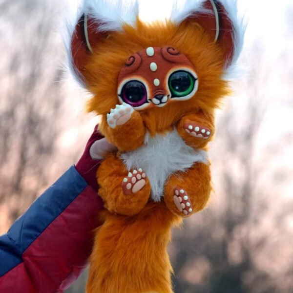 46CM Baby Reborn Body Plush Animals Toys DIY Blank Mold Unpainted Kitten Reborn Soft Unfinished Doll kit reborn sin pintar