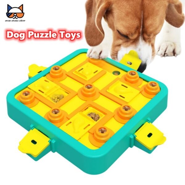 Dog Puzzle Toys Labyrinth Leak Food Dog Slow Food Bowl Non-Slip Design Multi-Functional Educational Entertainment Pet Product