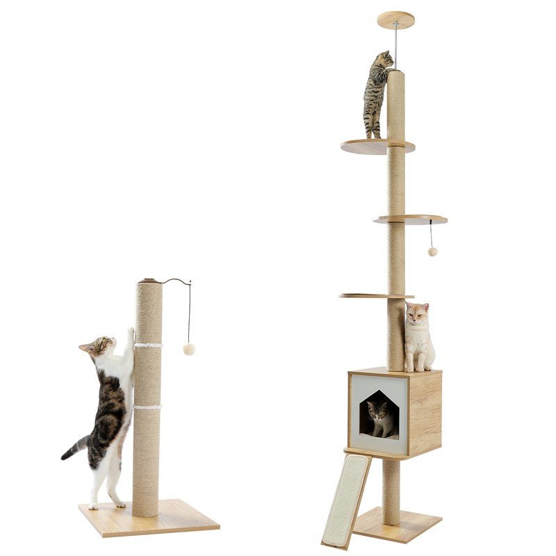 Four-Tier-Floor-to-Ceiling-Cat-Tree-Scratching-Post-Toy-94-5-102-4-in-Modern.jpg