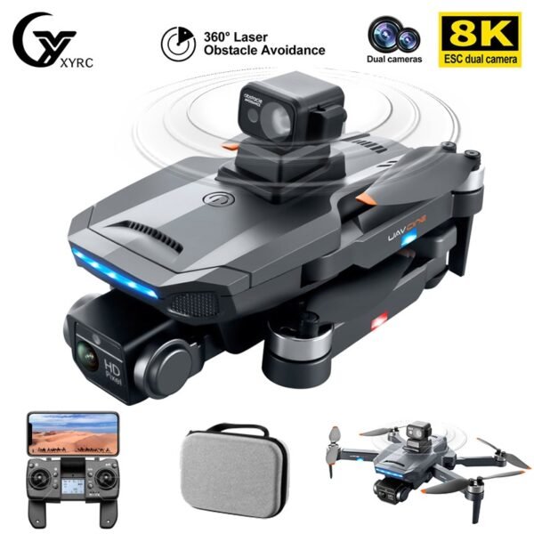 New XYRC K918 MAX GPS Drone 4K Professional Obstacle Avoidance 8K DualHD Camera Brushless Foldable Quadcopter RC Distance 1200M